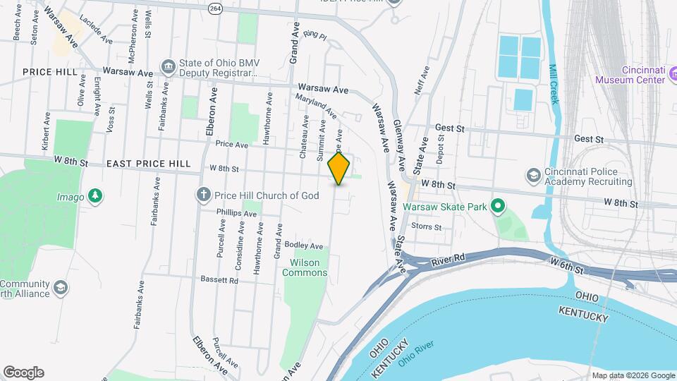 752 Mt Hope Ave Map and Location Details