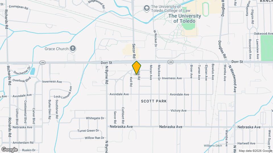 1103 Searles Rd Map and Location Details