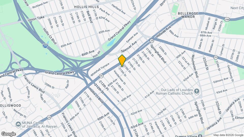 88-15 215th St Mapa y Detalles de la Ubicación