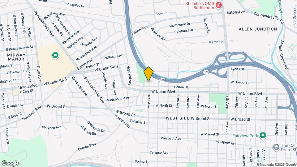 825 16th Ave Mapa y Detalles de la Ubicación