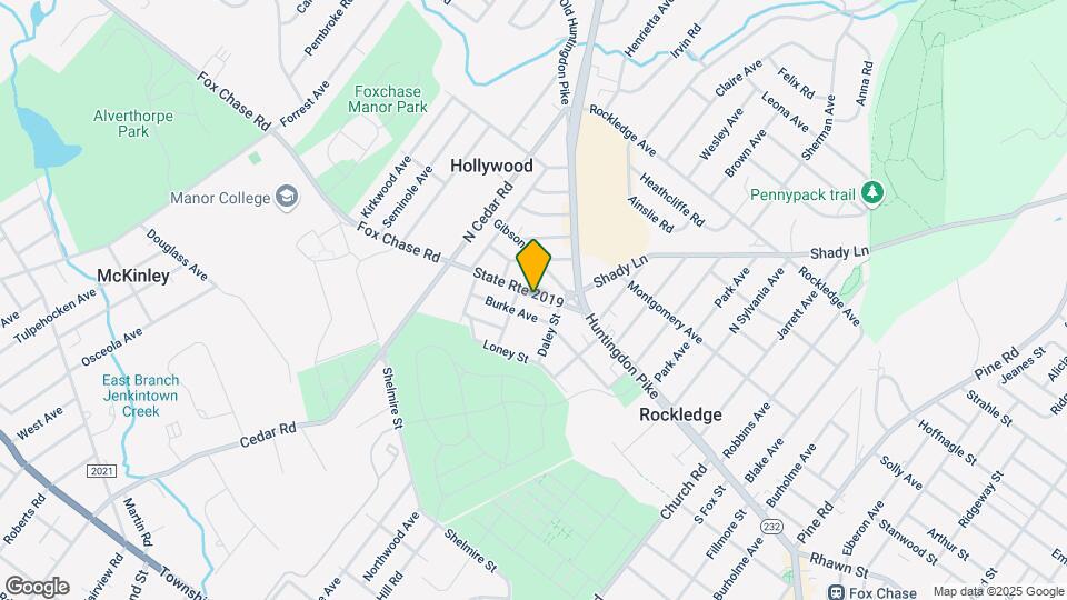 920 Fox Chase Rd Map and Location Details