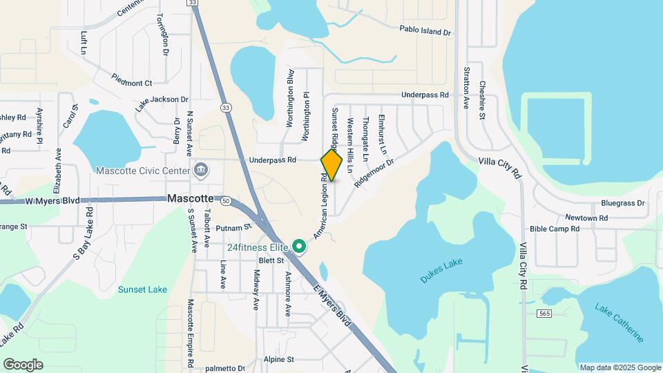 1725 Sunset Ridge Dr Map and Location Details