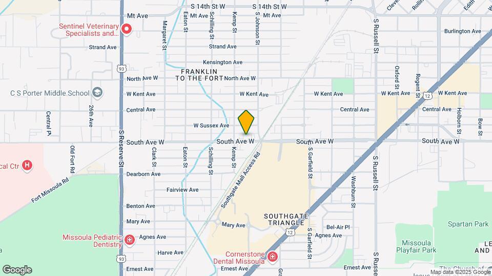 2016 South Ave W Map and Location Details