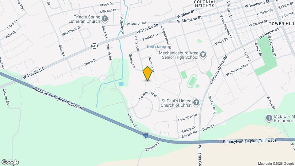 813 Spring Rock Ct Map and Location Details