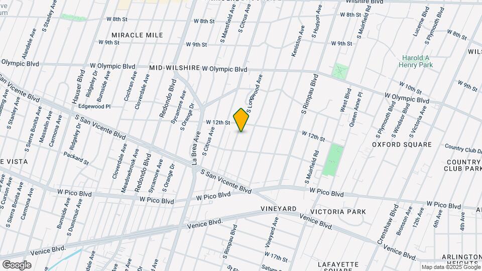 1226 S Longwood Ave Map and Location Details