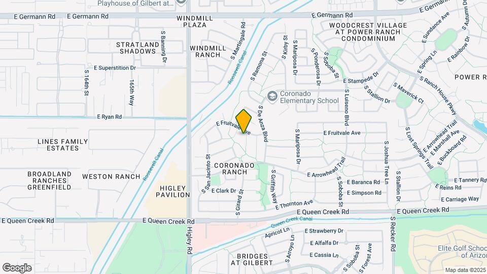 4458 S Inez Ct Map and Location Details