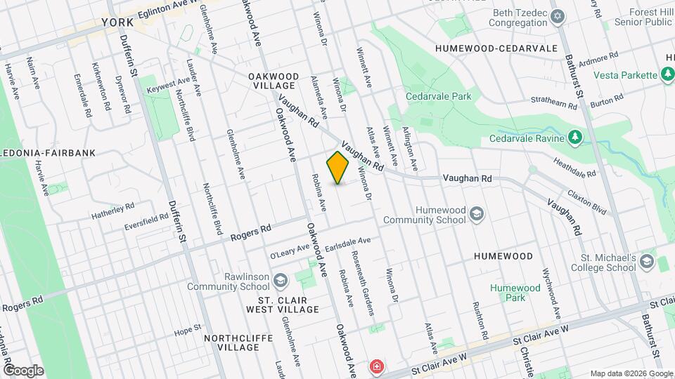 149 Cedric Ave Map and Location Details