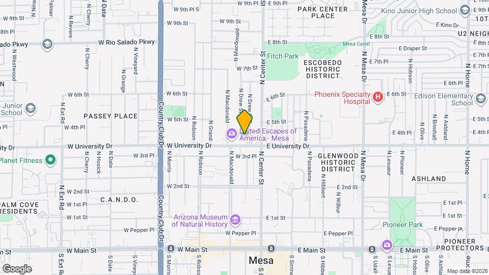 414 N Drew St Map and Location Details
