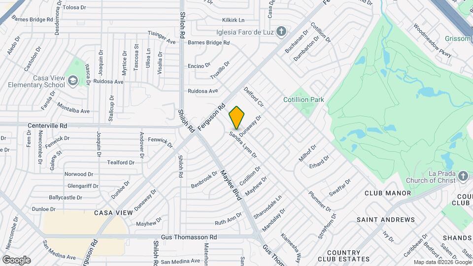 10506 Sandra Lynn Dr Map and Location Details