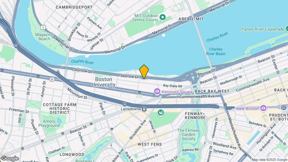 137 Bay State Rd, Unit 4 Map and Location Details