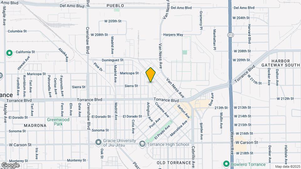 930 Arlington Ave Mapa y Detalles de la Ubicación