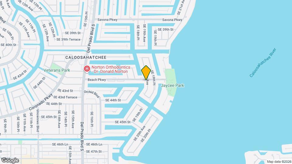 1842 Beach Pky, Unit 1842 Beach PRWY Mapa y Detalles de la Ubicación