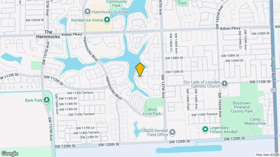 14835 SW 111th Ter, Unit 14835 Mapa y Detalles de la Ubicación