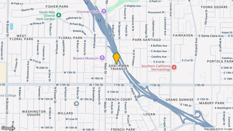 211 E 20th St Map and Location Details