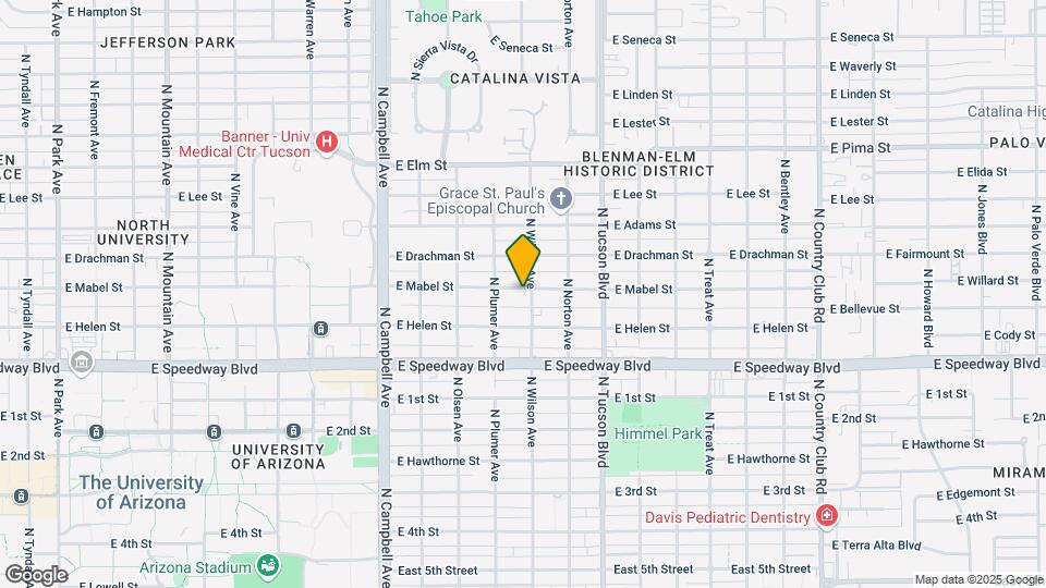 2242 E Mabel St Map and Location Details
