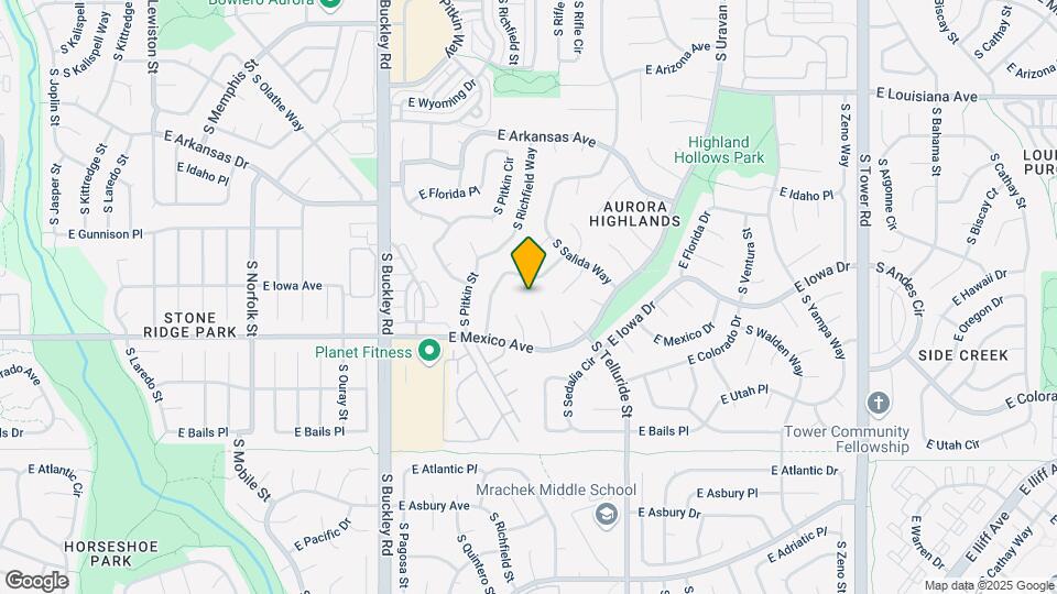 1656 S Quintero Way Map and Location Details
