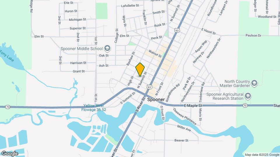 201 N Summit St, Unit Upstairs 1 BR Mapa y Detalles de la Ubicación