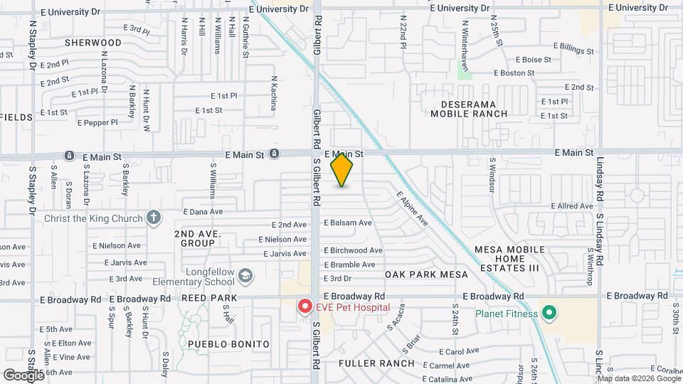 2048 E Arbor Ave Mapa y Detalles de la Ubicación