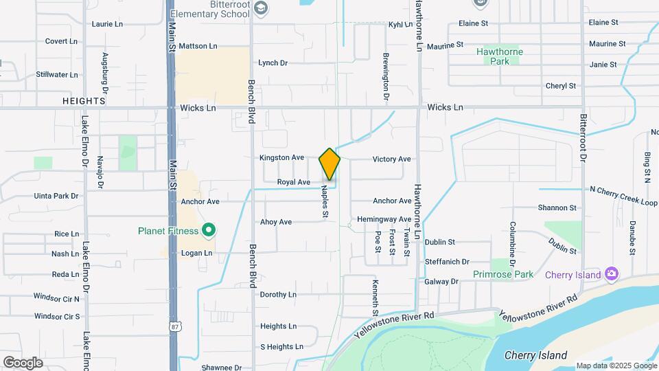 1407 Naples St Map and Location Details