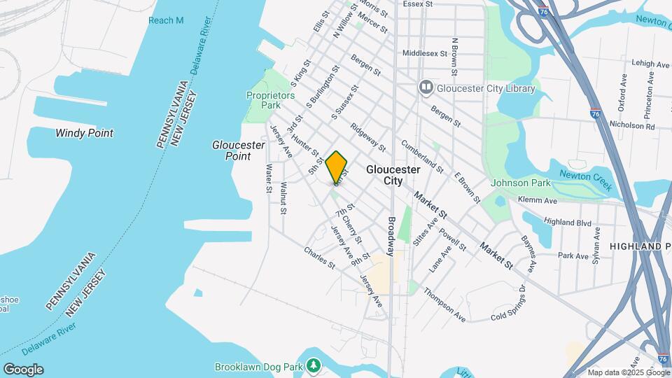 601 Division St Map and Location Details