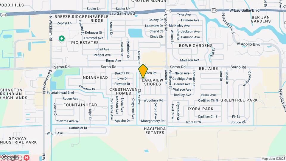 802 Cronin Ave Map and Location Details