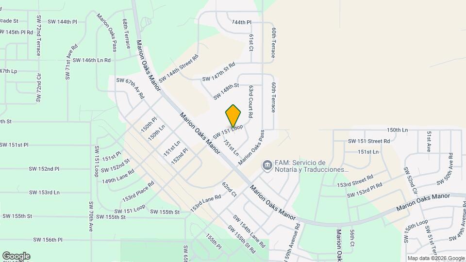 4490 SW 150th Pl Map and Location Details