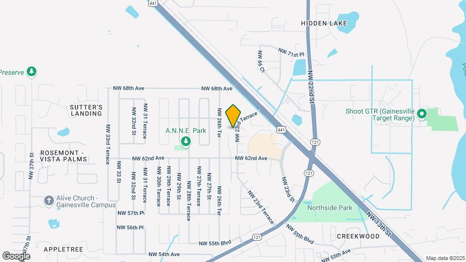 2339 NW 64th Pl Map and Location Details