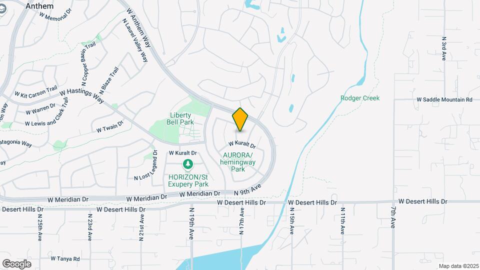 39821 N Thunder Hills Ln Map and Location Details