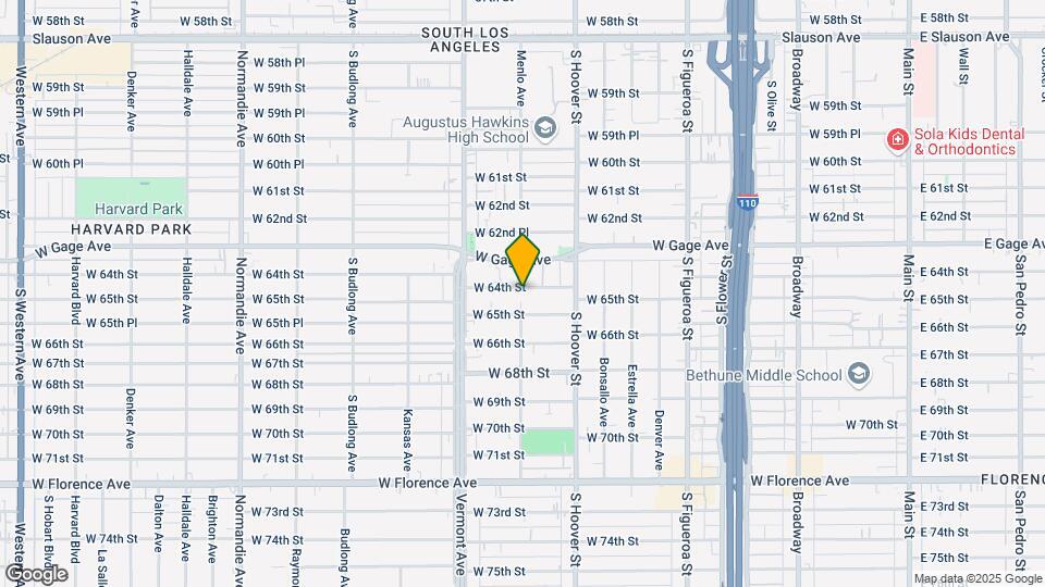 862 W 64th St Map and Location Details