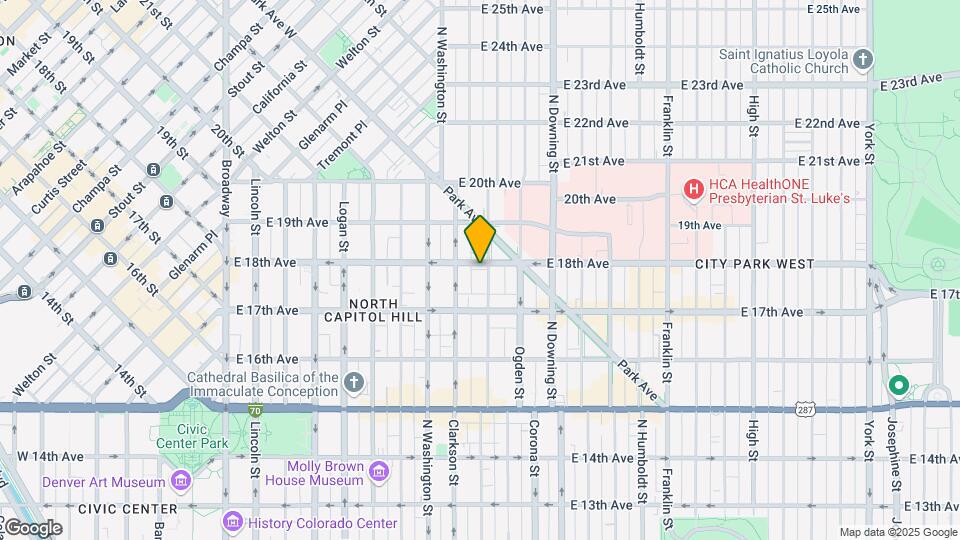 1767 N Emerson St, Unit 3 Map and Location Details