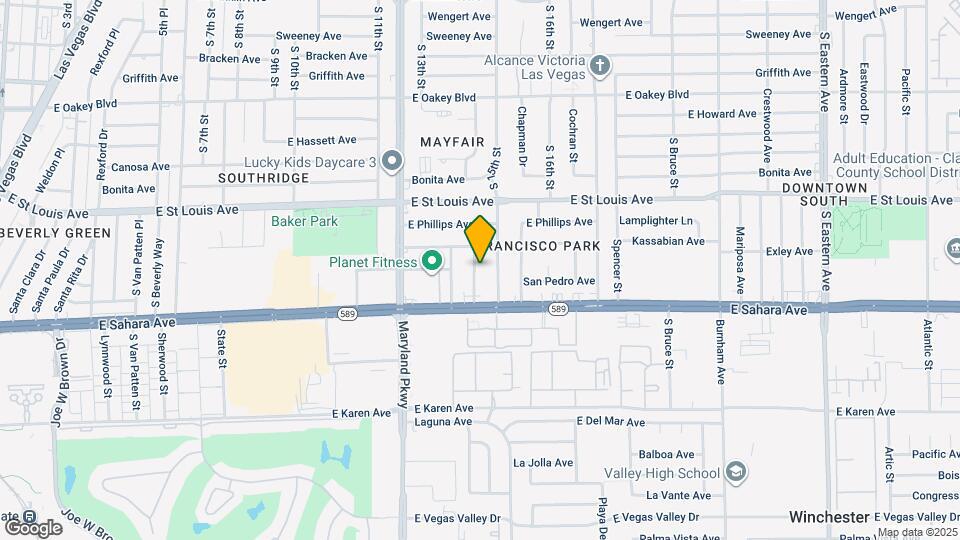 2307 Pardee Pl Map and Location Details