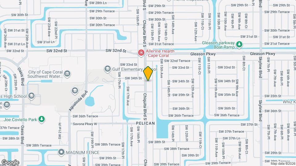 3411 Chiquita Blvd S Map and Location Details