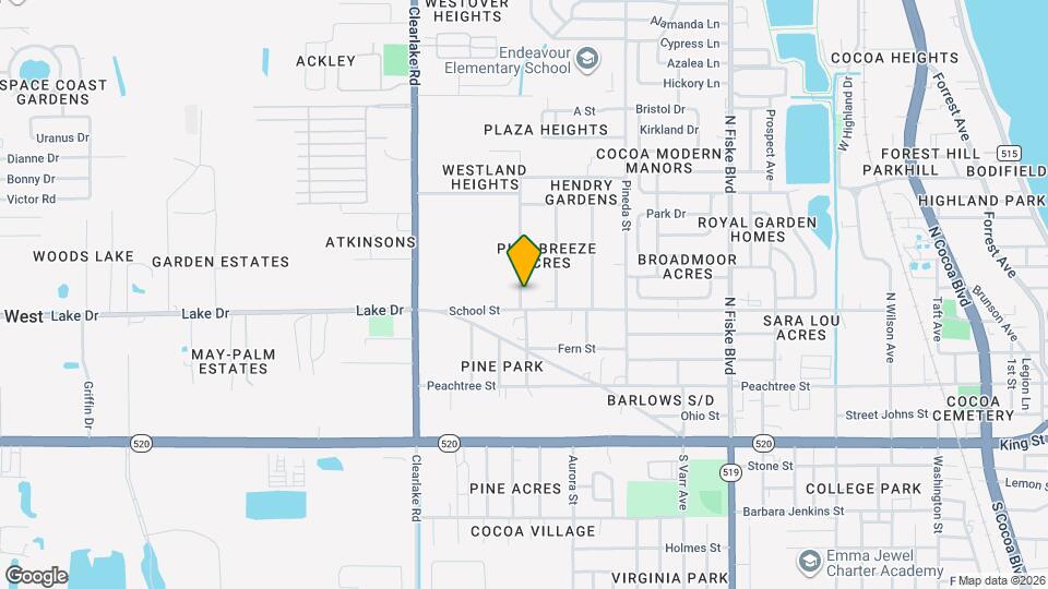 304 Palm Ave Map and Location Details