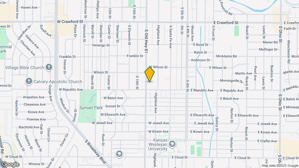 951 S 9th St Map and Location Details