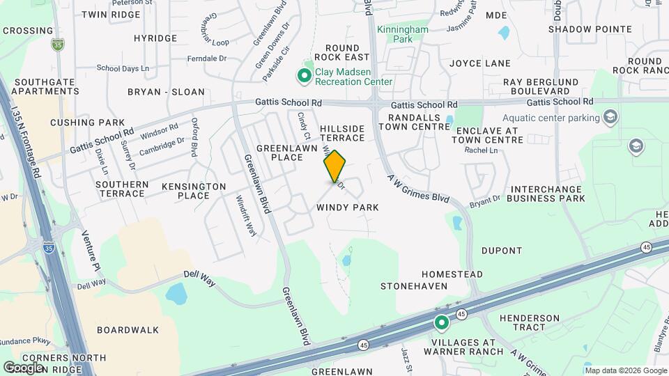 1908 Windy Park Dr, Unit AR-4A326 Map and Location Details