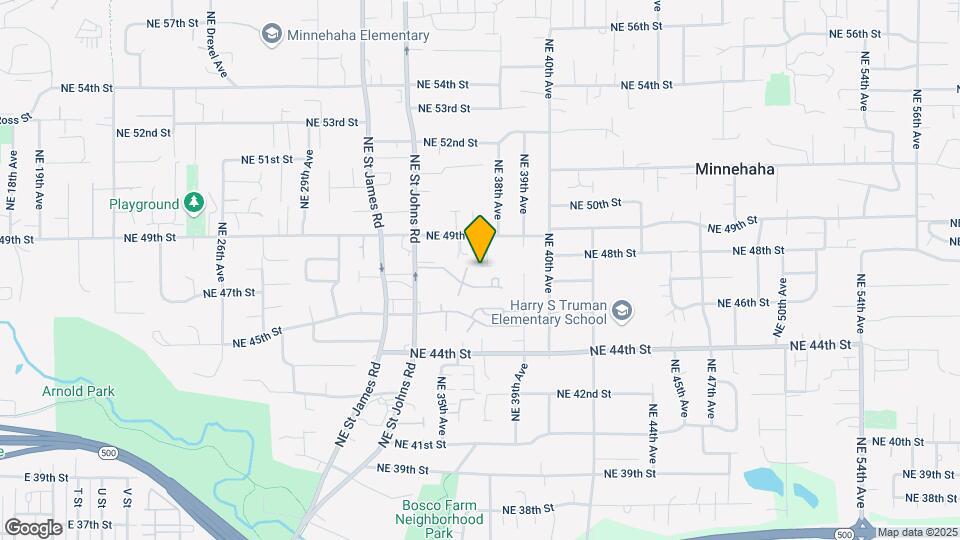 4716 NE 37th Ct Map and Location Details