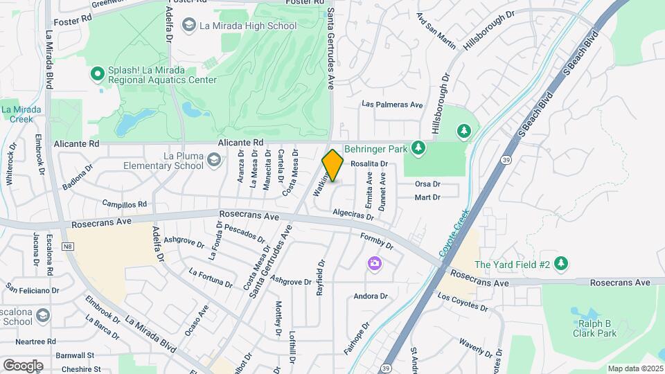 14541 Rayfield Dr Map and Location Details