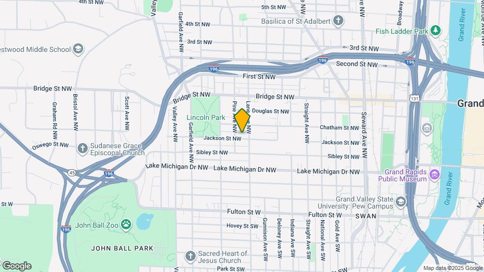 1005 Jackson St NW Map and Location Details