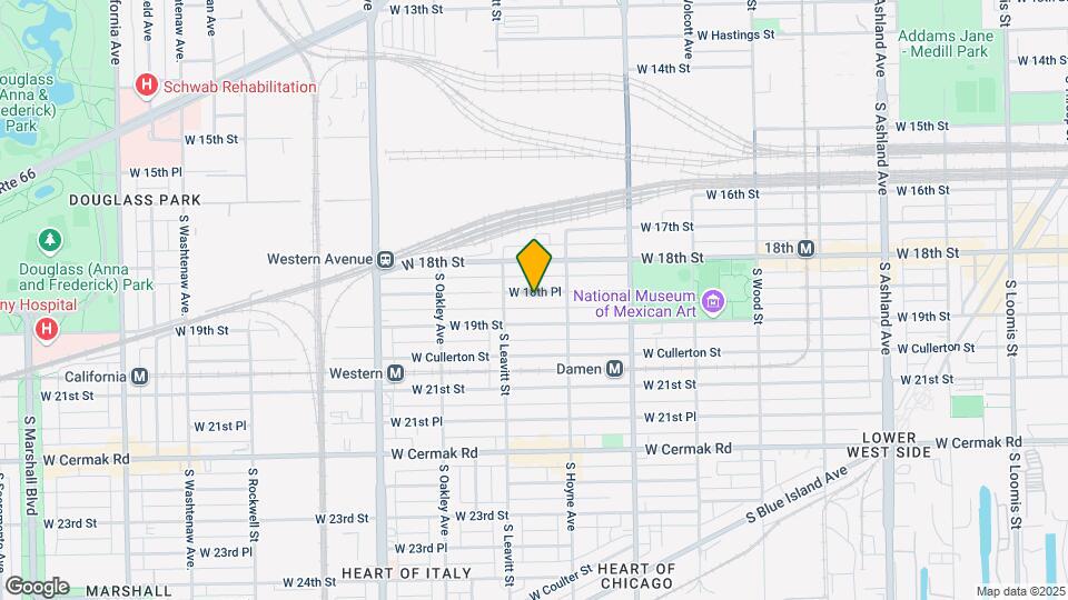 2133 W 18th Pl Map and Location Details