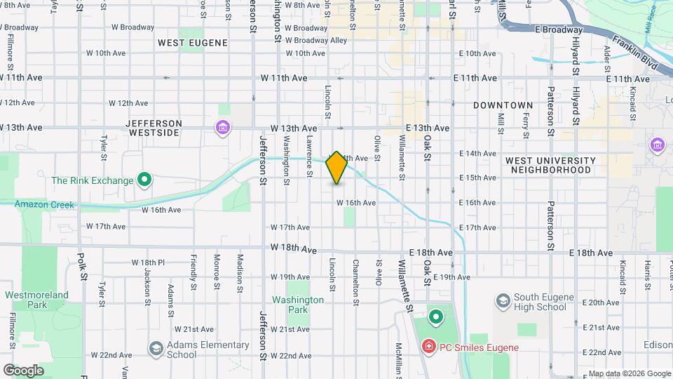 1547 Lincoln St Map and Location Details