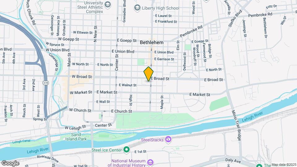 529 Linden St-Unit -3 Map and Location Details
