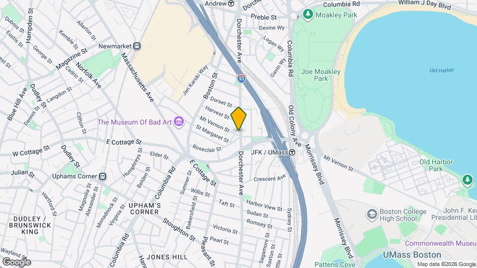 38 Mount Vernon St, Unit 2 Map and Location Details