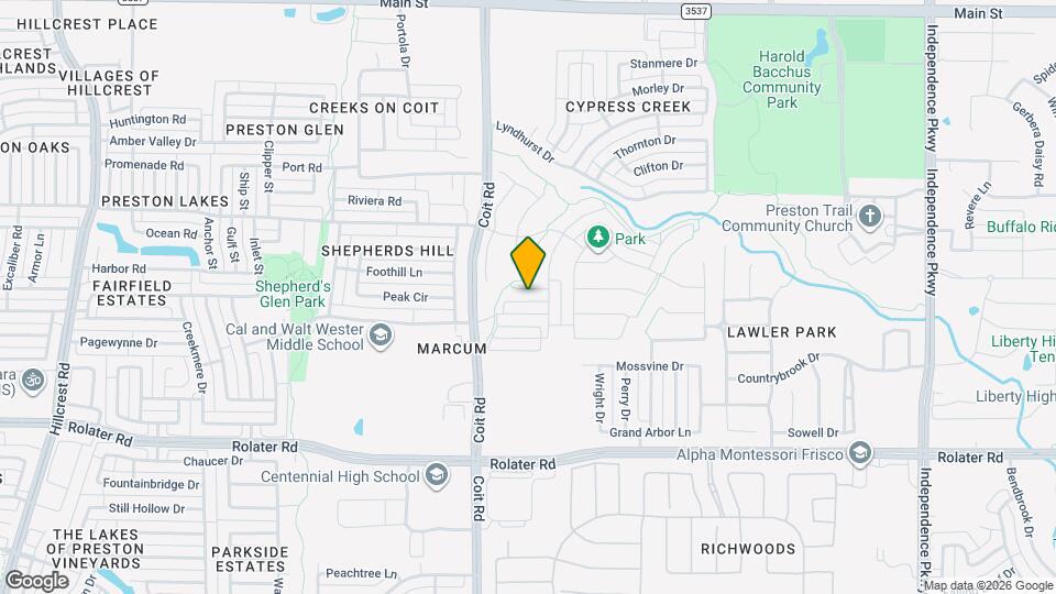 12905 Yale Ct Map and Location Details