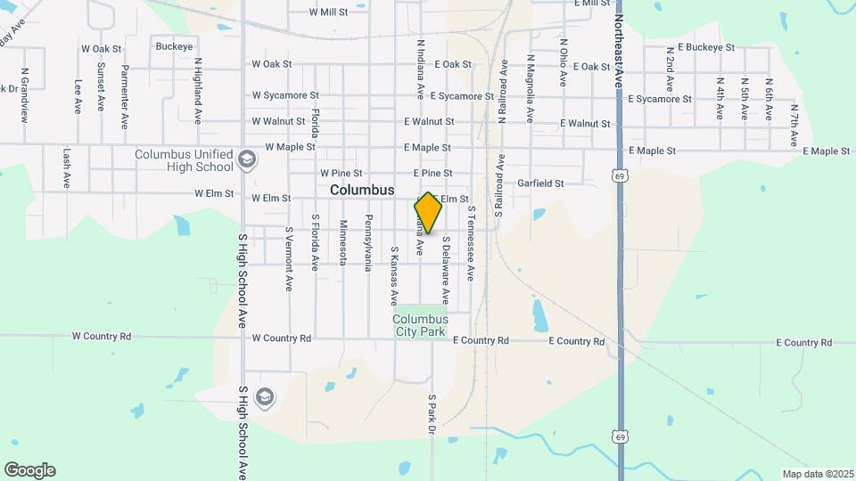 408 S Indiana Ave Map and Location Details