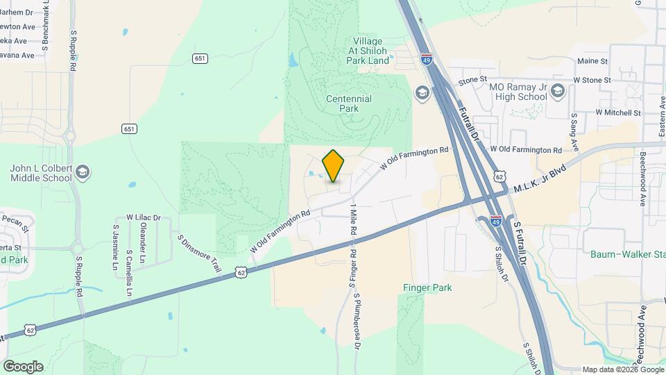 3086 W Salida Ln Map and Location Details