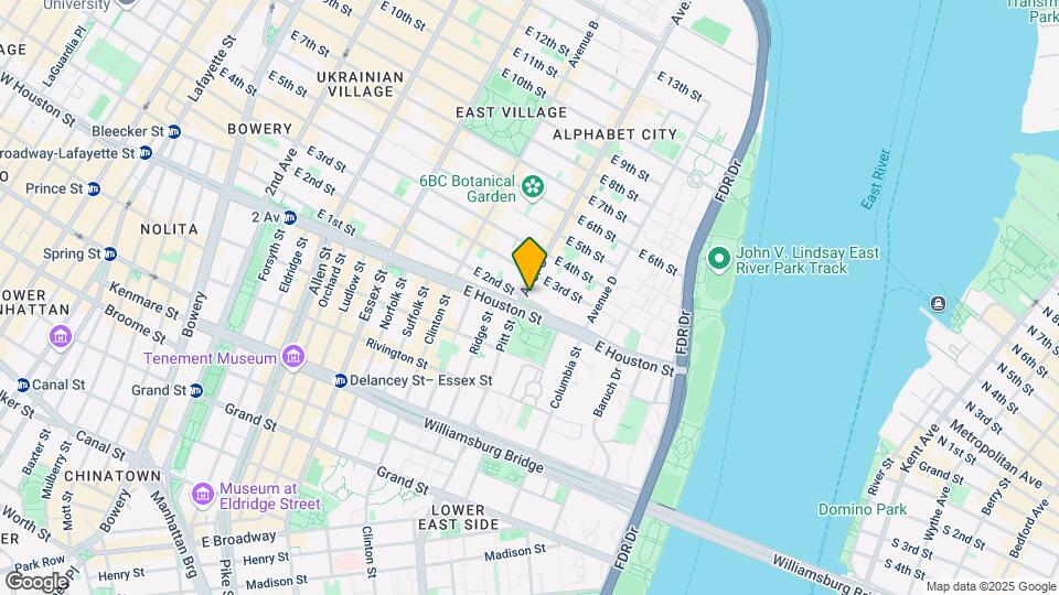 262 E 2nd St, Unit 1-A Map and Location Details