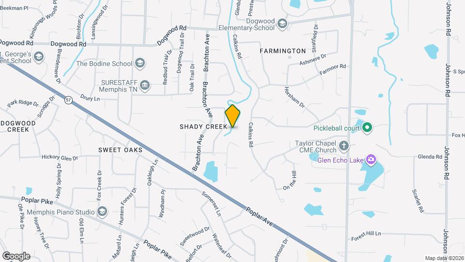 2587 Park Creek Cove S Map and Location Details