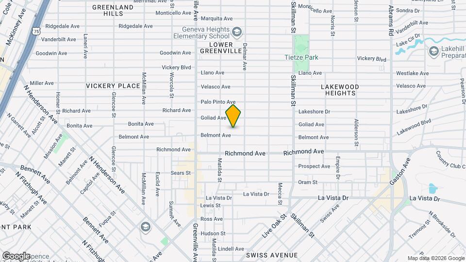 5825 Belmont Ave, Unit 0 Mapa y Detalles de la Ubicación