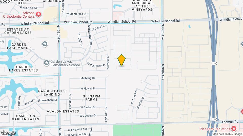 10222 W Crittenden Ln Mapa y Detalles de la Ubicación