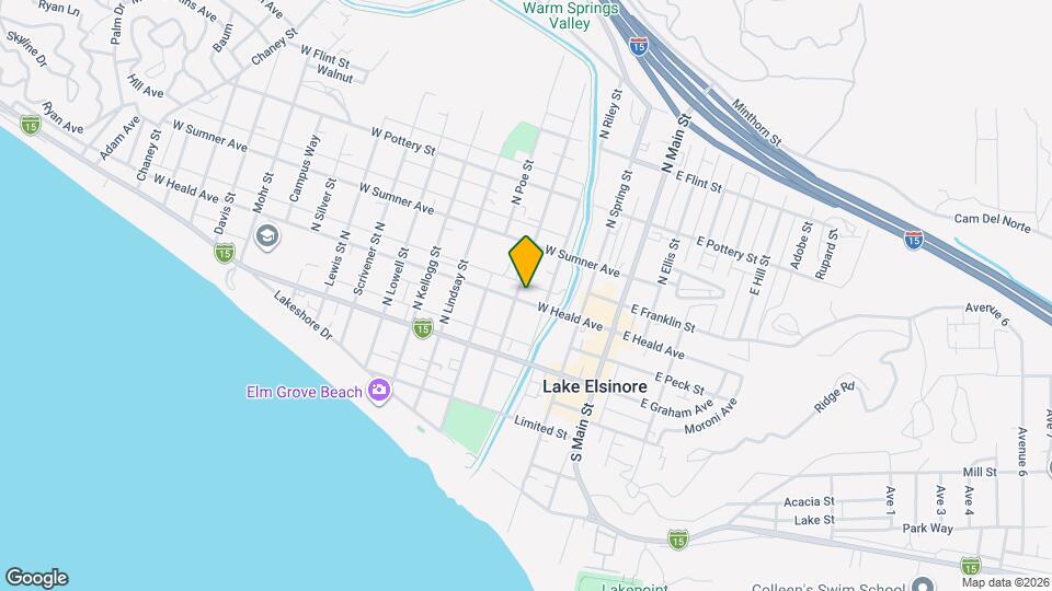 309 W Heald Ave Mapa y Detalles de la Ubicación